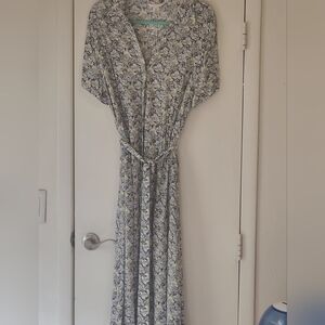 H&M Floral Midi Dress Size L